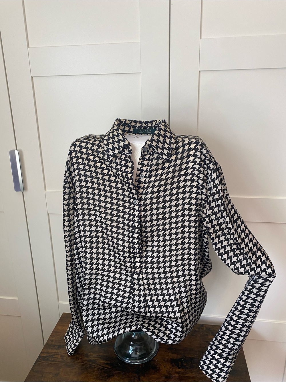 Ralph Lauren Black and White Classic Button Down